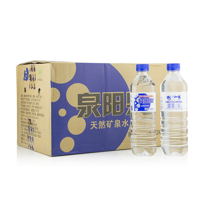 泉阳泉天然矿泉水600ml*24瓶装一整箱天泉官方旗舰店全饮用小瓶水 - 图2