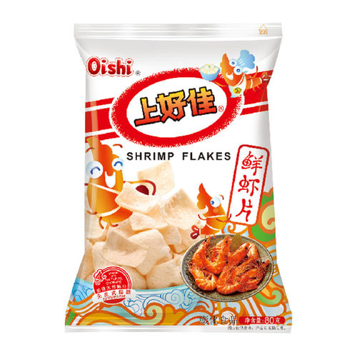 上好佳鲜虾片鲜虾条60g袋装薯片大包超大整箱休闲零食品怀旧小吃 - 图3