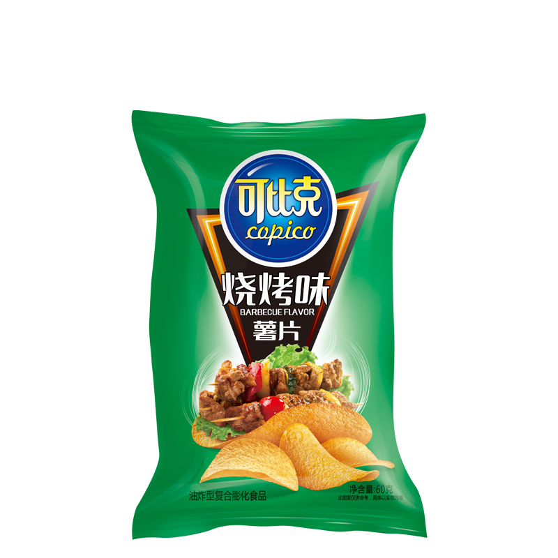 可比克薯片55g*10袋网红大礼包整箱超大包混装休闲零食品充饥夜宵 - 图2