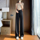 Ice Silk Yamamoto Pants Women's Summer Drapey Sunscreen wide leg pants