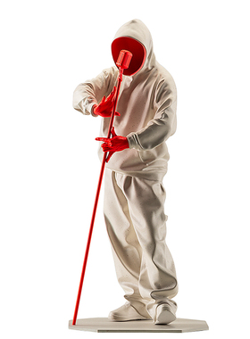 黄玉作者四大天王东方风人物雕塑