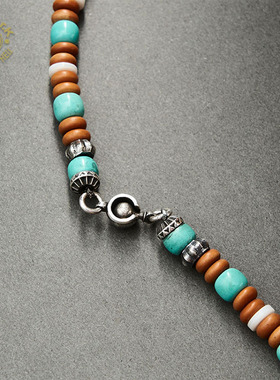 Arthur.k项链925晴川0.6松石橄榄