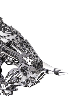 earthquake创意不锈钢摆件落地