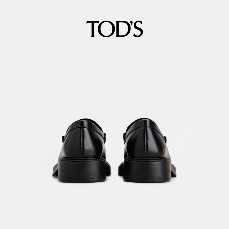 【季末特惠】TOD'S官方正品男士皮革横条厚底乐福鞋休闲皮鞋男鞋,淘宝优惠券,粉丝福利购,淘宝优惠卷