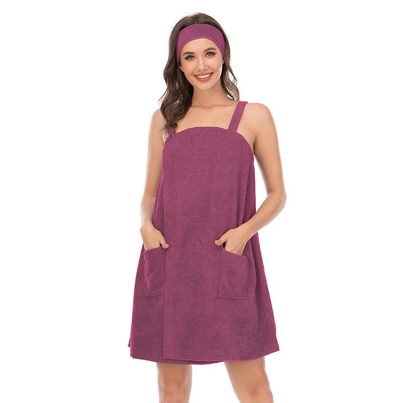 亚马逊速卖通夏新款家居服浴袍吸水简约浴巾舒适女式睡衣,淘宝优惠券,粉丝福利购,淘宝优惠卷