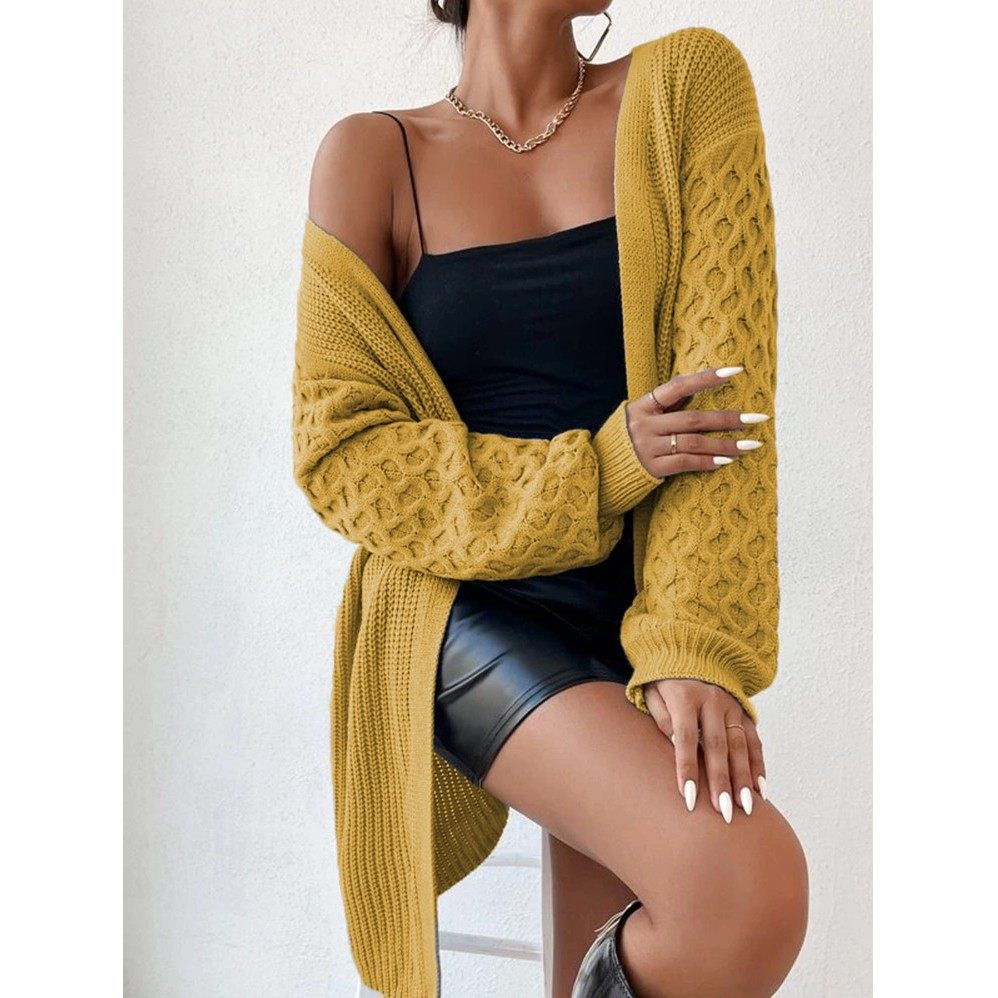 外贸秋冬新款休闲加厚女式针织衫毛衣灯中长款宽松大码毛衣女,淘宝优惠券,粉丝福利购,淘宝优惠卷