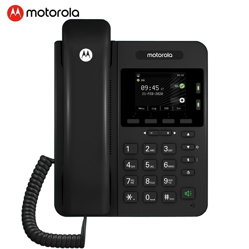 摩托罗拉(Motorola)200IP-2P 彩屏IP电话机 POE供电双SIP账号电话 - 图3