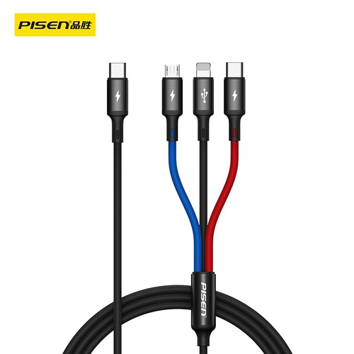 PIN SHENG SANHE ONE DATA CABLE TYPEC SHORT TPC ONE TRAVSTING THERE THERY THERGING TUPC TUPC TUPC TABYC TABY POWER Зарядка казначейства Ultra -Short 3 Fast Charging USB -интерфейс применим к Apple Huawei