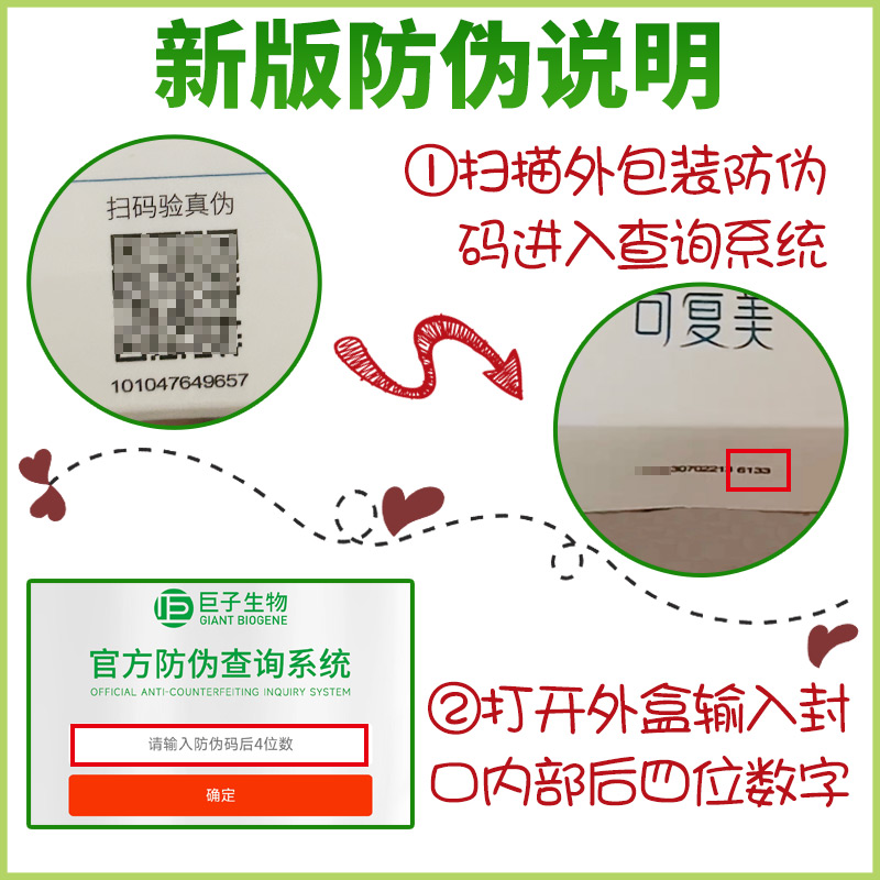 可复美重组胶原蛋白敷料类人医美术后痤疮痘皮炎敏感肌肤粉非面膜 - 图0