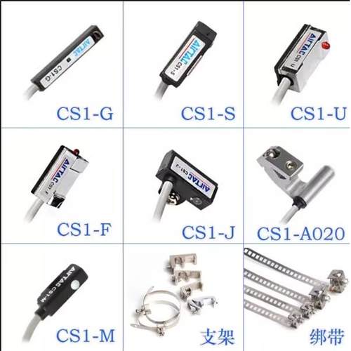 亚德客磁性开关CS1-U CS1-J CS1-F CS1-G-M-S-H-E020气缸传感应器 - 图0