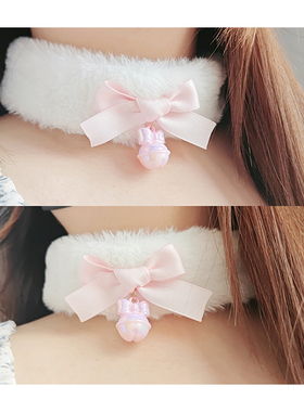 软妹少女项链锁骨链铃铛脖圈