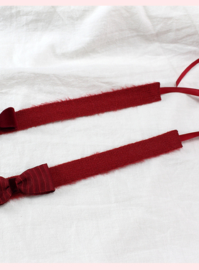 圣诞节新年锁骨链项链绑带甜美