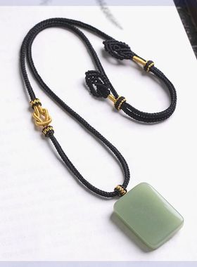 diy制作手工编织绳编织项链绳吊绳高档挂绳玉坠绳子玛瑙吊坠调节