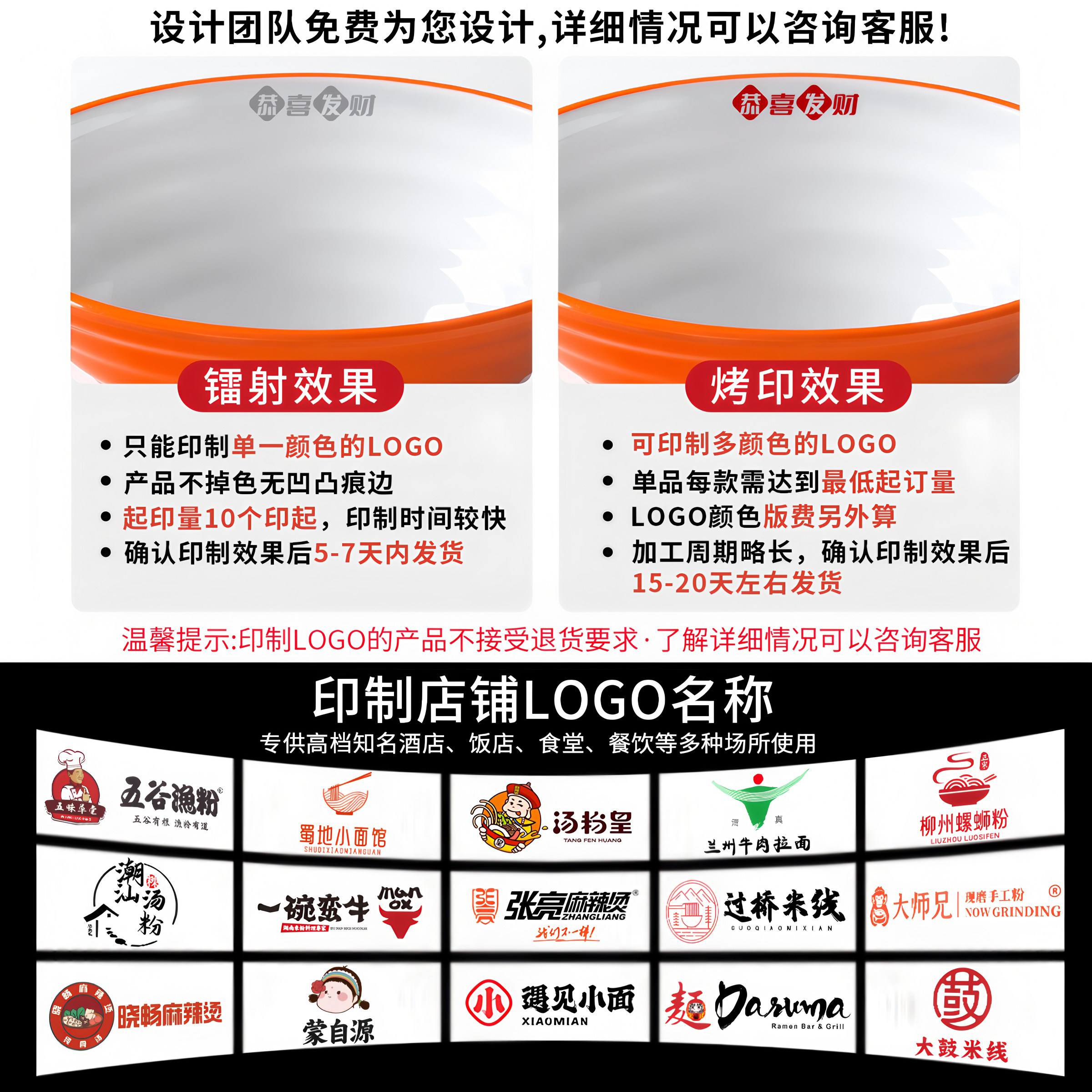 密胺餐具螺纹面碗商用汤粉碗面馆专用仿瓷螺蛳粉拌面馄饨麻辣烫碗