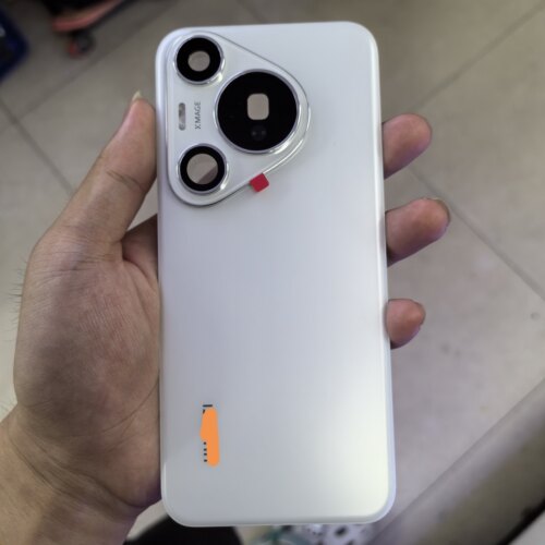 适用于华为P70pro原装后盖Pura70pro全包防摔原装后玻璃后盖带标 - 图0