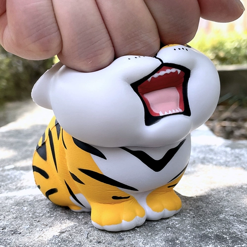 Игрушка, слайм, кукла, антистресс, тигр