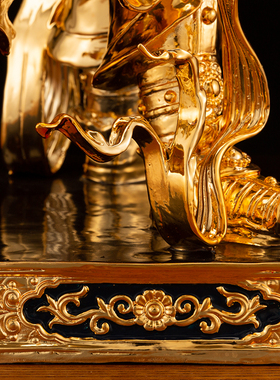 纯铜神像居家供奉镇宅摆件