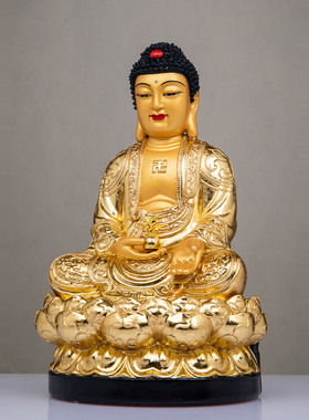 中式树脂佛像家用供奉摆件