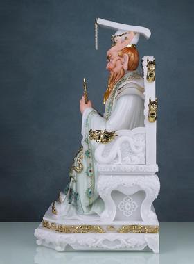 典藏四海龙王神像家用供奉摆件汉白玉南海西海北海东海龙王像龙王