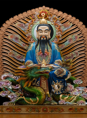 太上老君三清祖师神像铜像