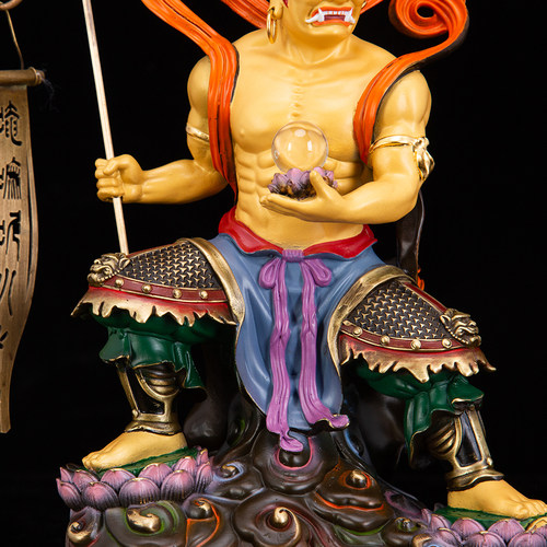 鬼王面然大士佛像面燃鬼王焦面大士爷普渡公羽林纯铜佛像寺庙供奉 - 图2