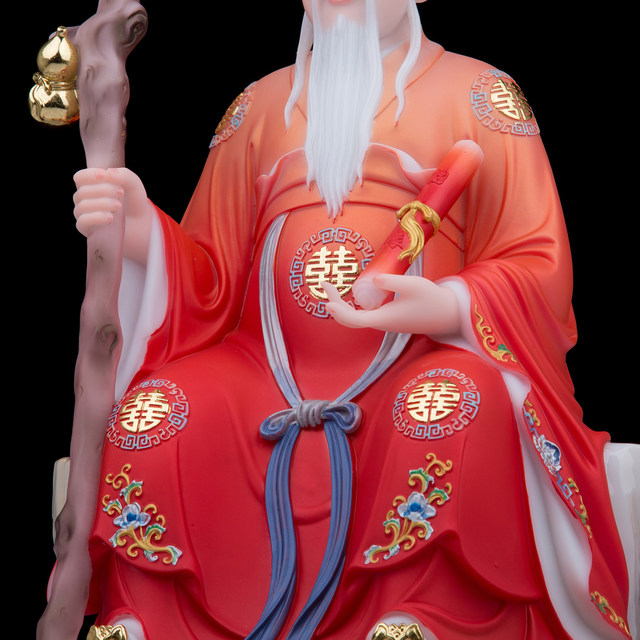 Resin Chinese style living room Yuelao God statue