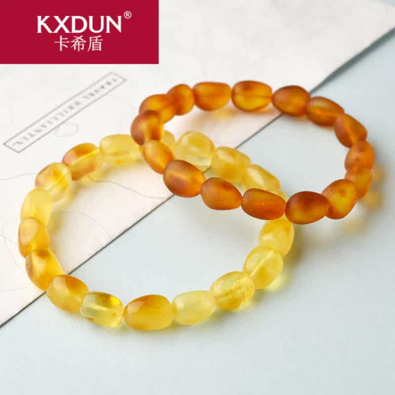 kxdun /卡希盾蜜蜡随形女鸡油黄 卡希盾手链