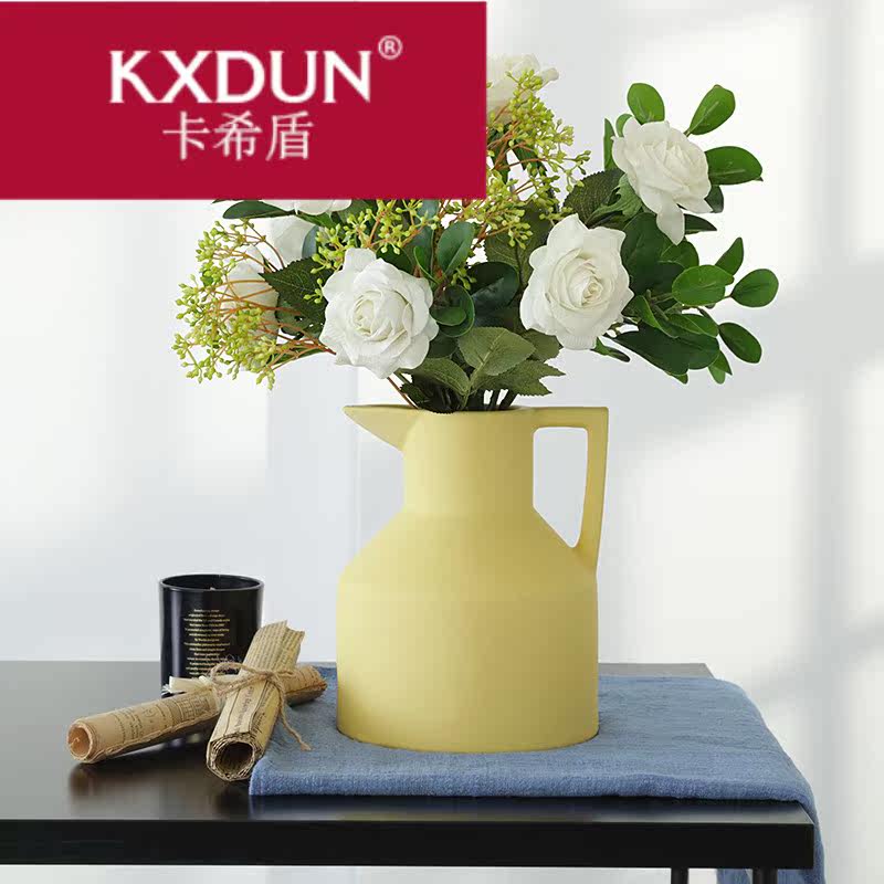 kxdun /卡希盾设计款北欧陶瓷花瓶 卡希盾摆件