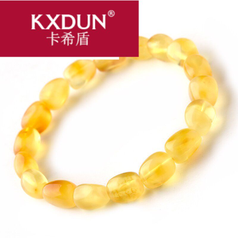 kxdun /卡希盾蜜蜡随形女鸡油黄 卡希盾手链