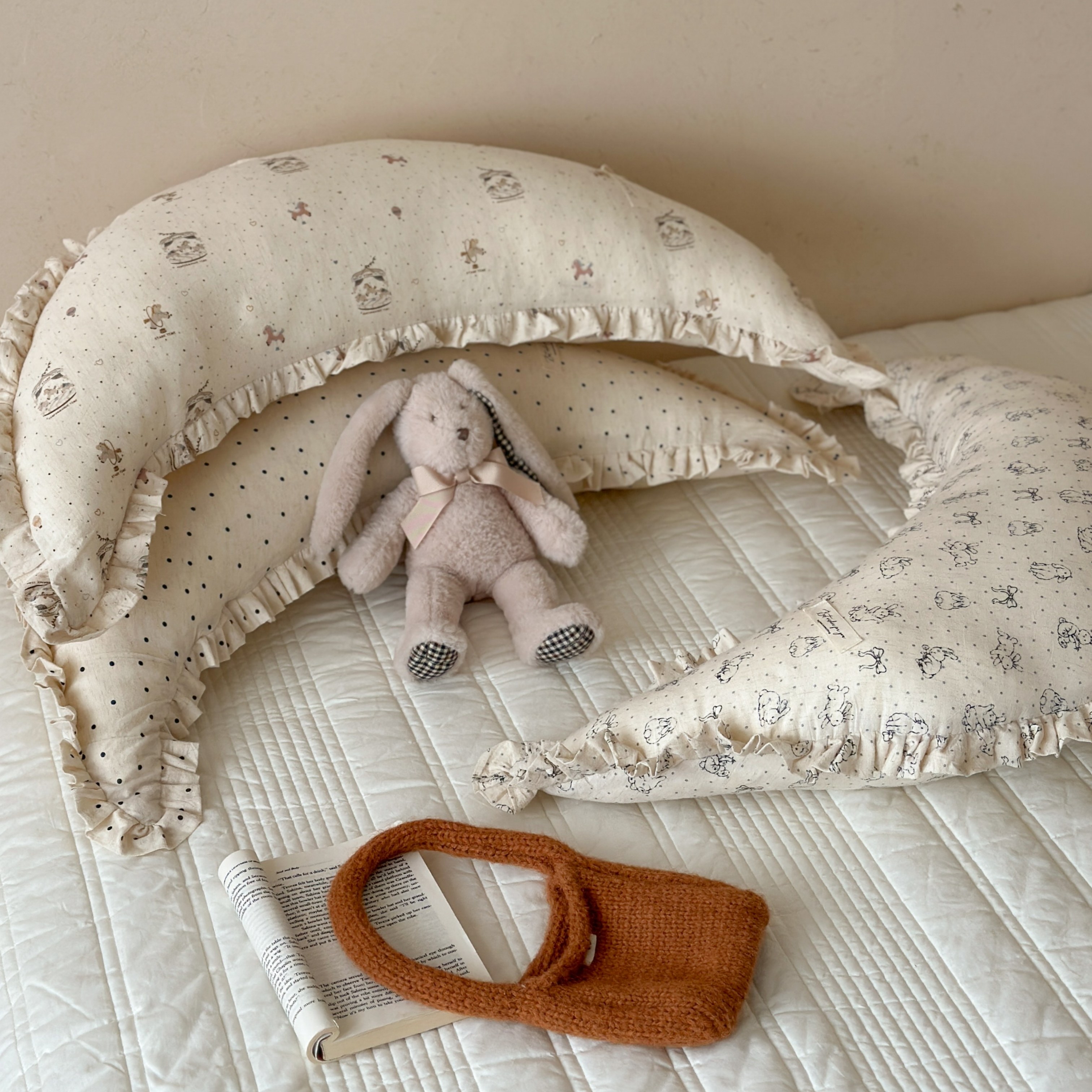 可拆洗棉麻月亮抱枕多功能靠枕婴儿安抚枕ins风沙发搭配神器,淘宝优惠券,粉丝福利购,淘宝优惠卷