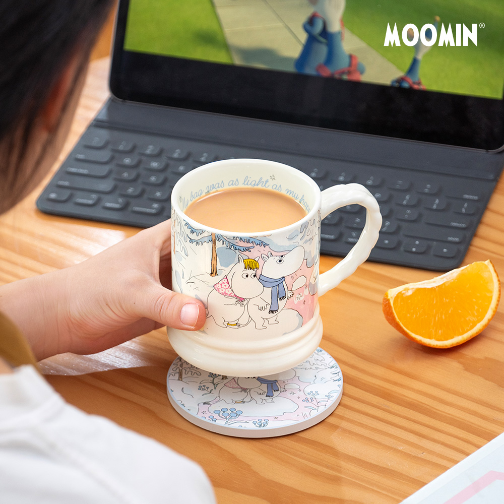 姆明卡通陶瓷马克杯moomin咖啡杯复古情侣喝水杯小众设计礼品盒装 - 图1