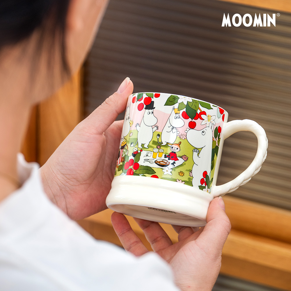 姆明卡通陶瓷马克杯moomin咖啡杯复古情侣喝水杯小众设计礼品盒装 - 图2
