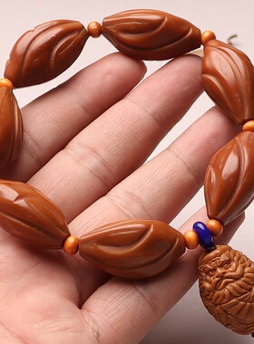 17mm橄榄核钟馗手串14