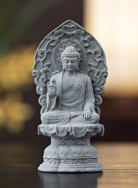 青砂石新中式禅意佛像
