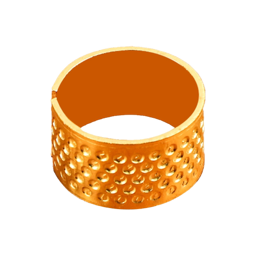 家用加厚顶针顶戒缝衣服防扎手护指套可调节老式缝补针线工具配件 - 图3