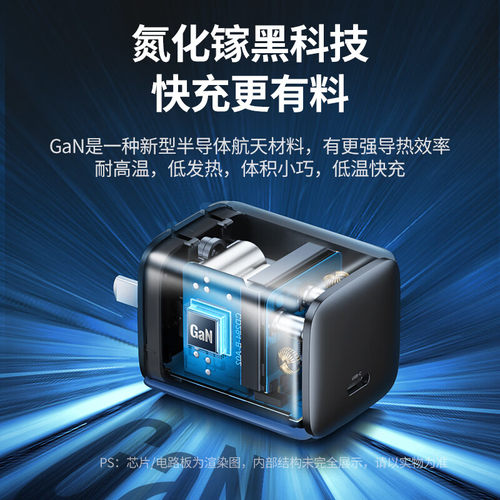 绿联30W氮化镓iPhone17Pro充电器适用苹果华为小米14Max快充电头安卓手机iPad平板PDtypec插头通用数据线套装 - 图2