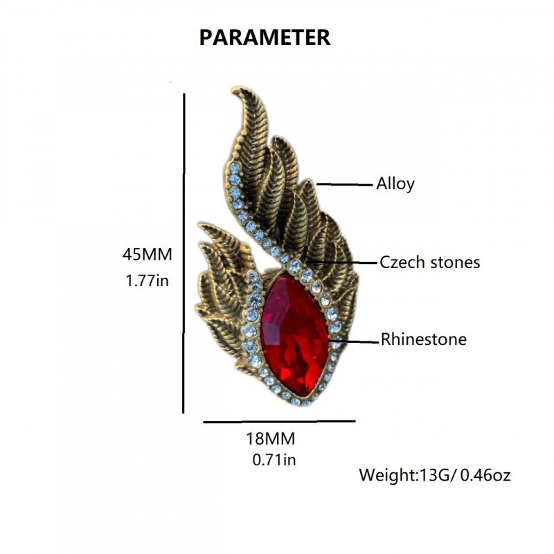 新款vintage复古小众气质百搭高级设计感首饰套装项链戒指耳钉 - 图1