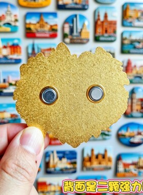 珠海日月贝3D金属磁力冰箱贴