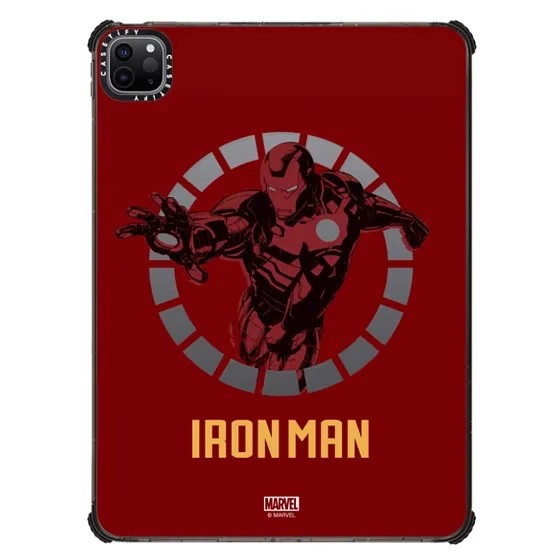 MARVEL | CASETiFY联名漫威钢铁侠适用苹果iPad Pro11寸/12.9寸平板电脑保护套Air第3/4/5/6代mini限量潮牌壳