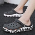 Giày nam mùa hè cực rộng mã 45 cộng với size 46 cộng với chất béo 47 không trơn 48 đế mềm đi biển đế mềm - Dép dép da bò Dép