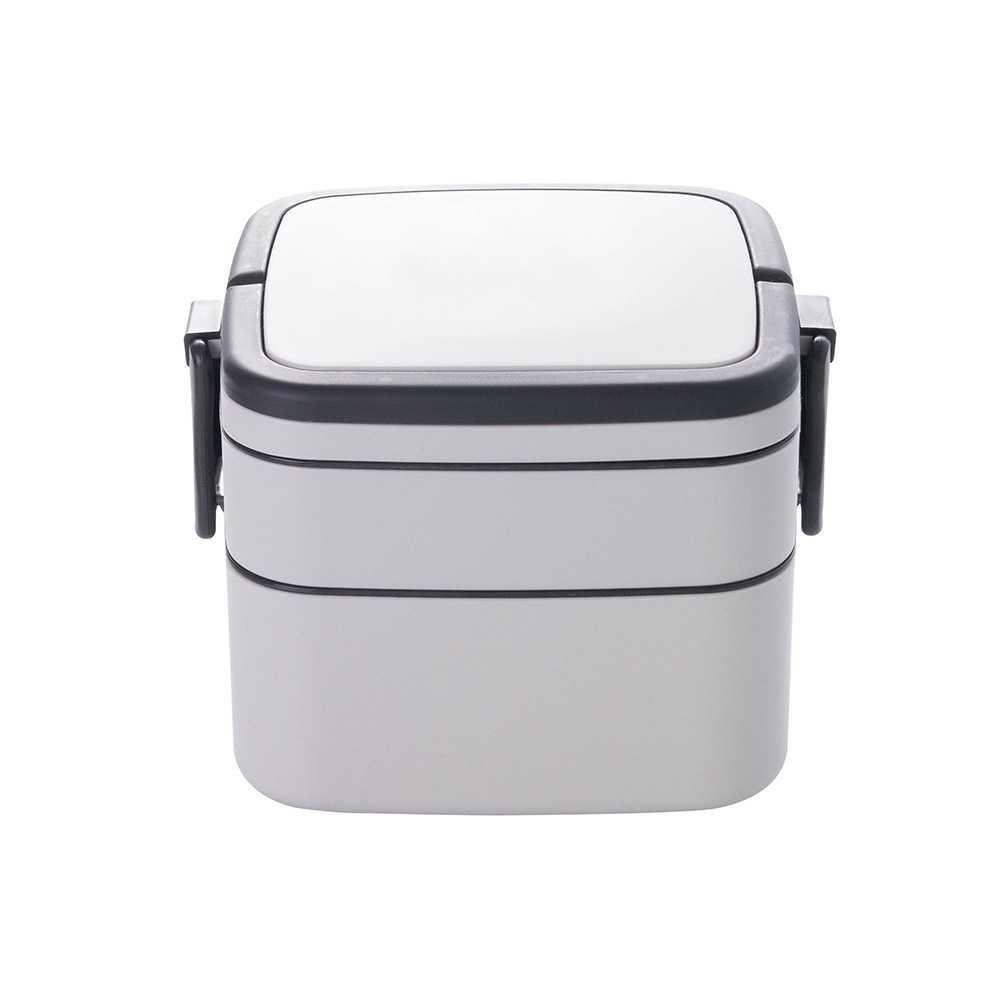 Portable 2 Layer Healthy Lunch Box Food Container Microwave - 图0