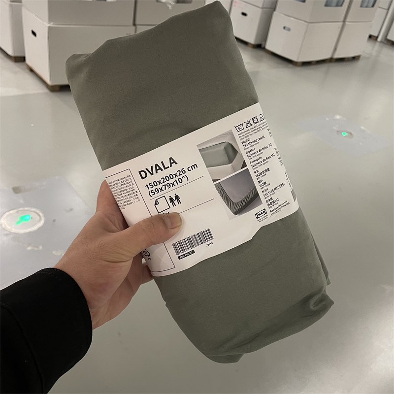IKEA宜家 代芙拉 床笠/床垫罩纯彩素色床单床垫保护套纯棉材质