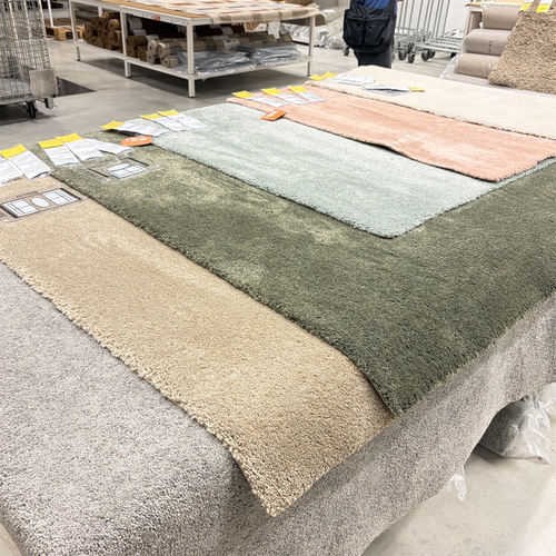 IKEA宜家 斯托恩瑟 短绒地毯家用客厅卧室简约纯色装饰大地垫多色 - 图1