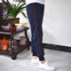 Sweatpants threaded dark blue elementary school junior high school