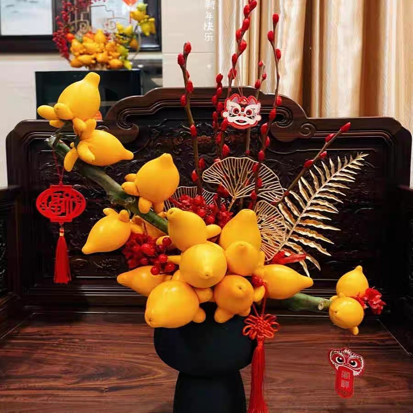 五代同堂黄金果福禄果鲜花可水养可干放家庭办公室装饰摆件高品质,淘宝优惠券,粉丝福利购,淘宝优惠卷