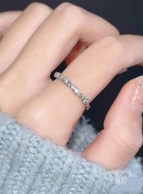 新款镶钻开口戒指轻奢高级感