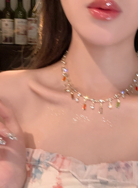 小众设计感气质锁骨链