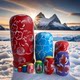 Featured Russian doll 10-layer Harbin Ice and Snow Travel Souvenir Creative Birthday New Year Memorial Gift