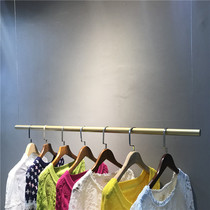 Clothing Store Hanger Frame hanger Nano Gold Women Clothing Suspended Hanger Upper Wall Hanging Clothes Rod Subwall Wall-mounted
