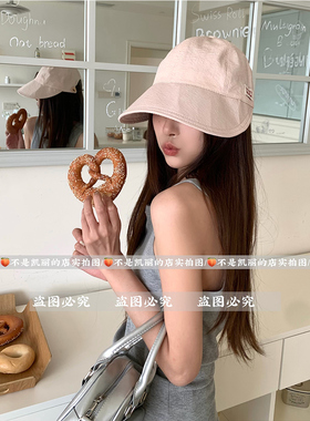 超好看的条纹蓝色渔夫帽！！